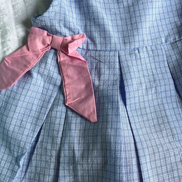 Classic Whimsy Check shirt and short set with bows! - Picture 2 of 5
